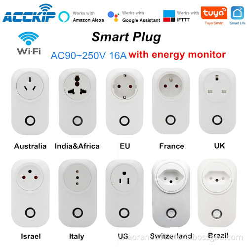 Smart Plug Wifi Outlet EU UK Israel